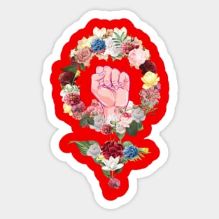 Girlpower Feminist Movement Sticker